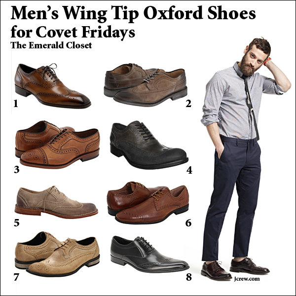 mens wing tipped shoes