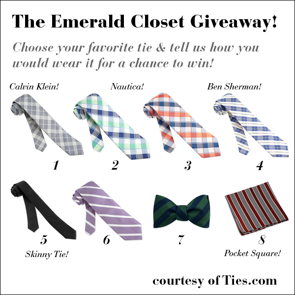 CONTEST: Tie Giveaway! - The Emerald Palate