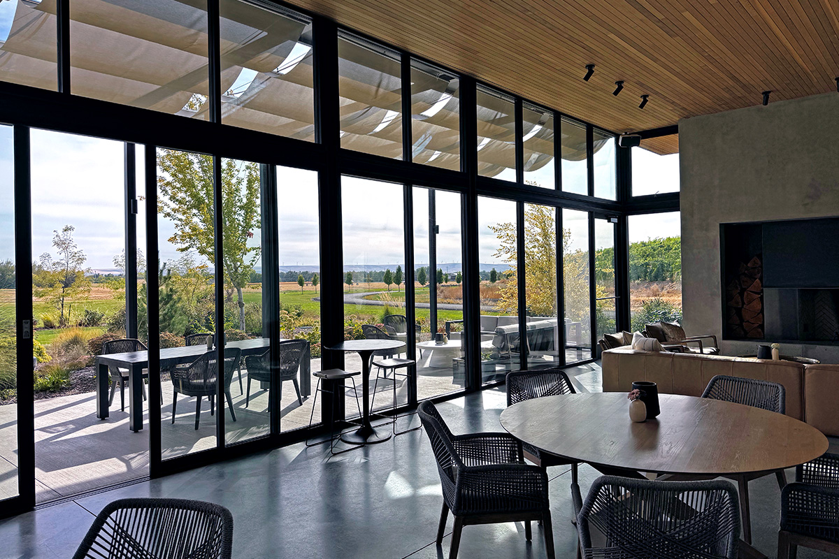 inside a modern tasting room, a must visit on any map of the best Walla Walla wineries