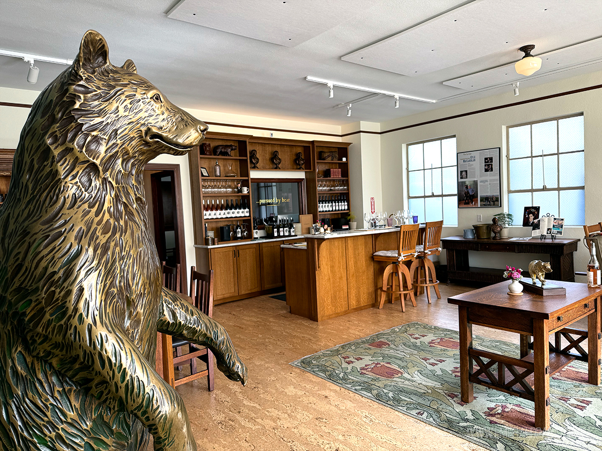 inside Pursued by Bear, a must visit on this map of Walla Walla wineries