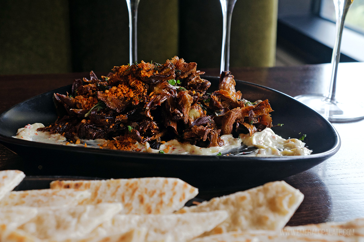 Fried artichoke appetizer