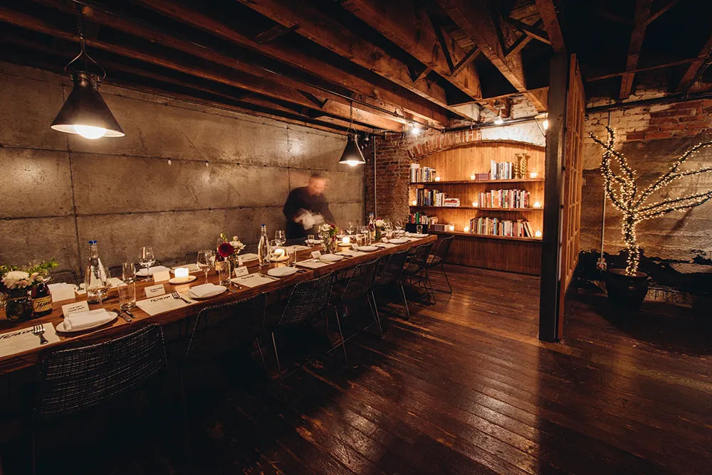 Private dining room at a Seattle restaurant