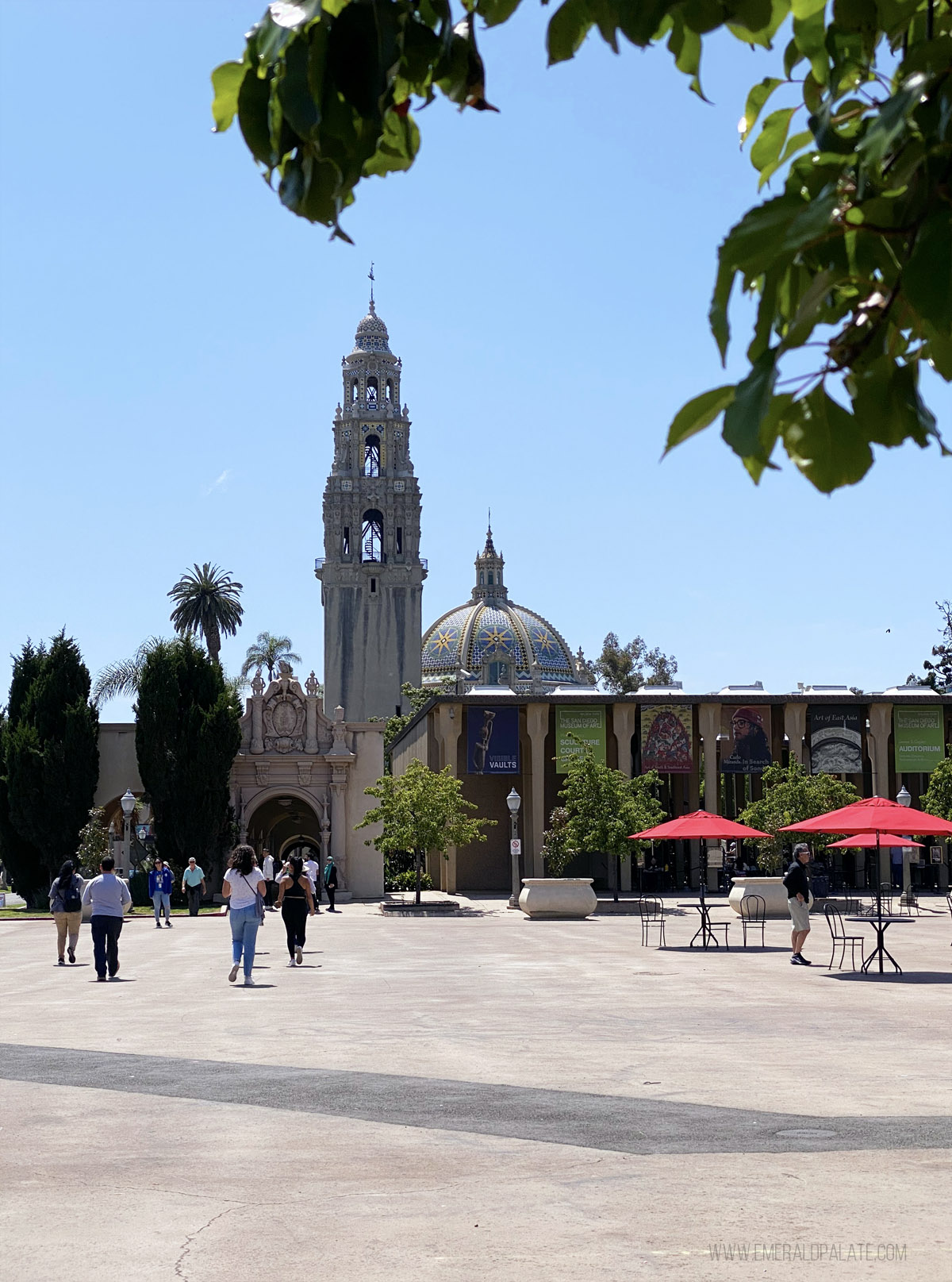 Balboa Park plaza, a must visit on your 3 day San Diego itinerary