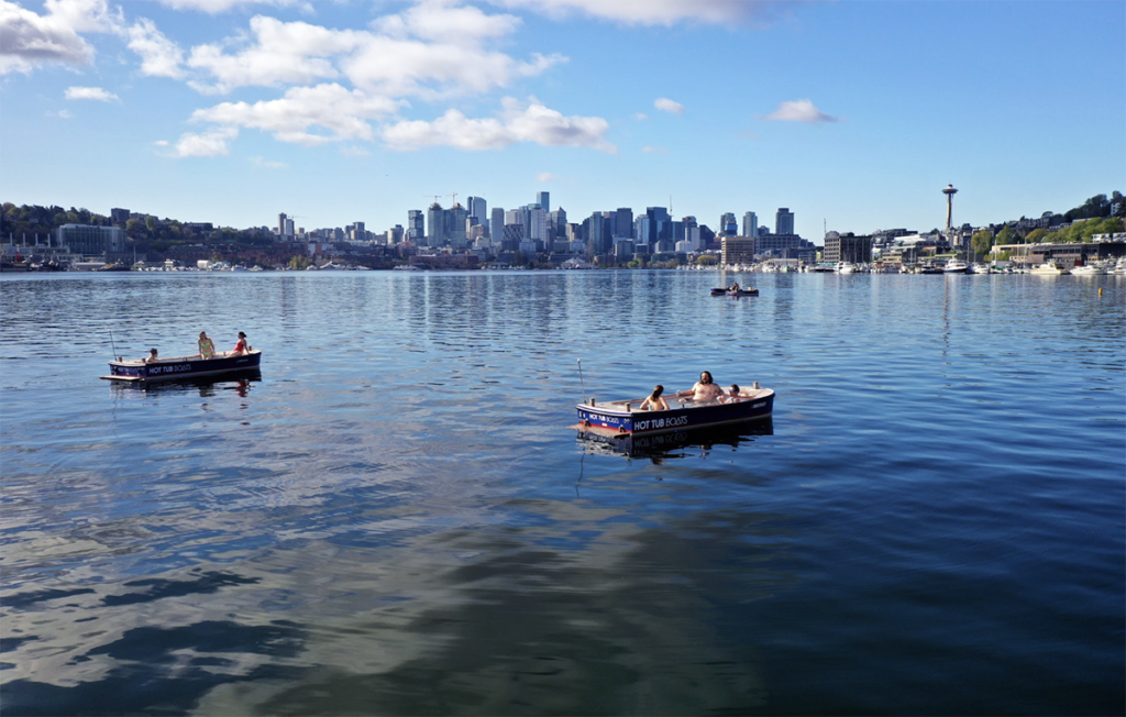 hot tub boats