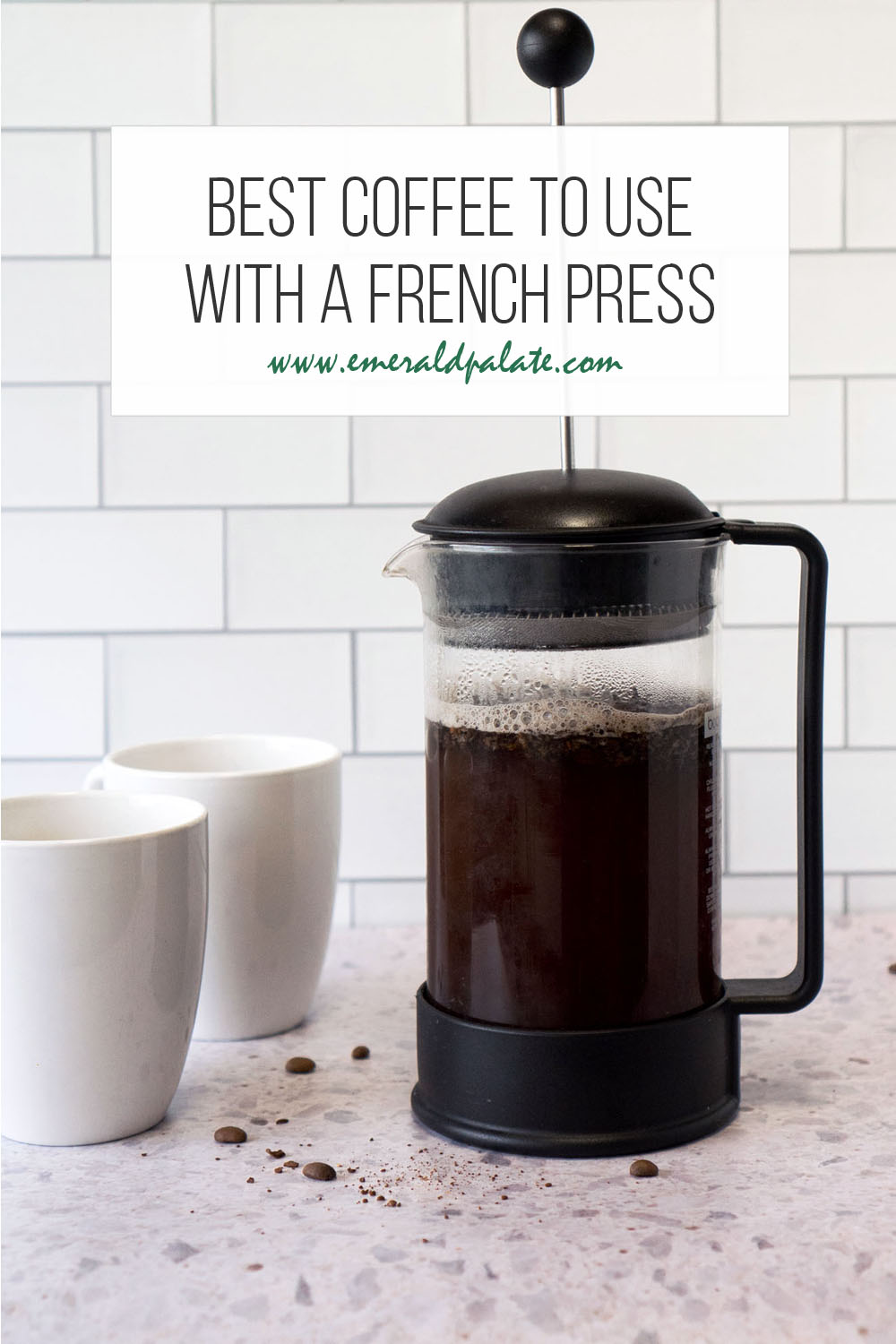 French Press Coffee Maker and Burr Coffee Grinder Combo