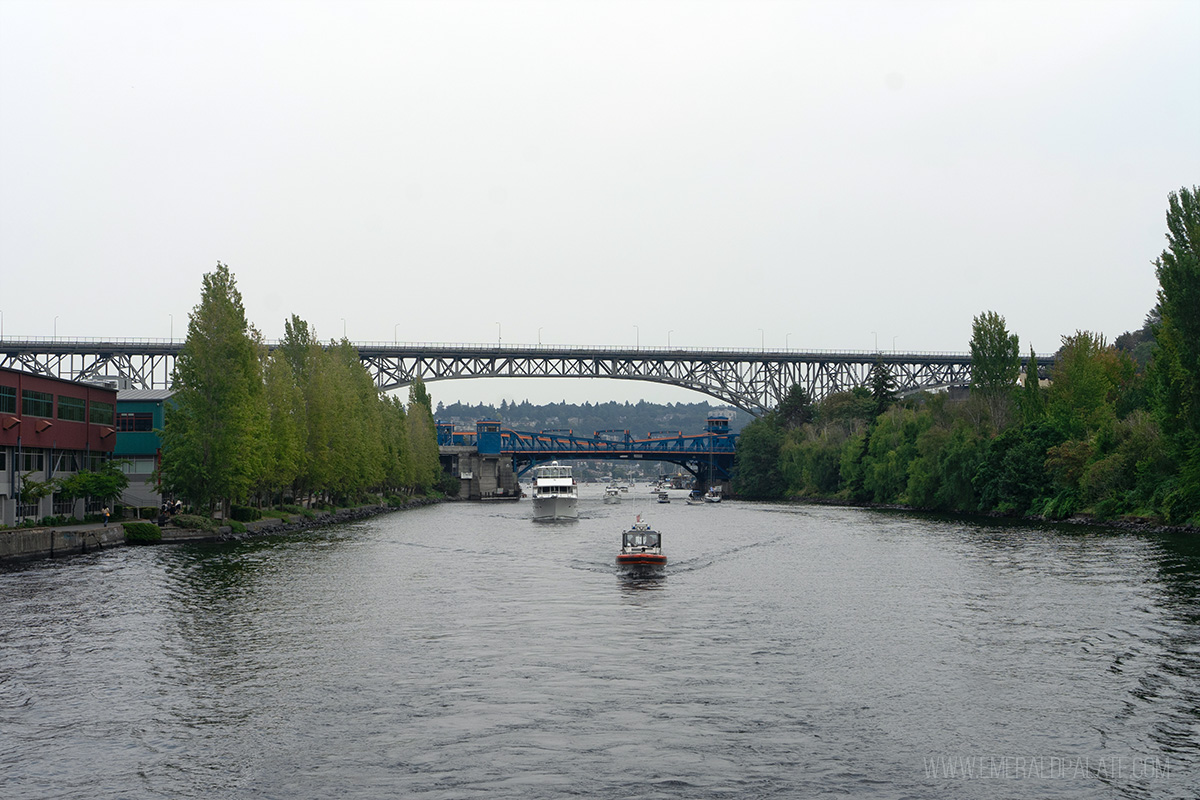 Fremont Cut from a boat