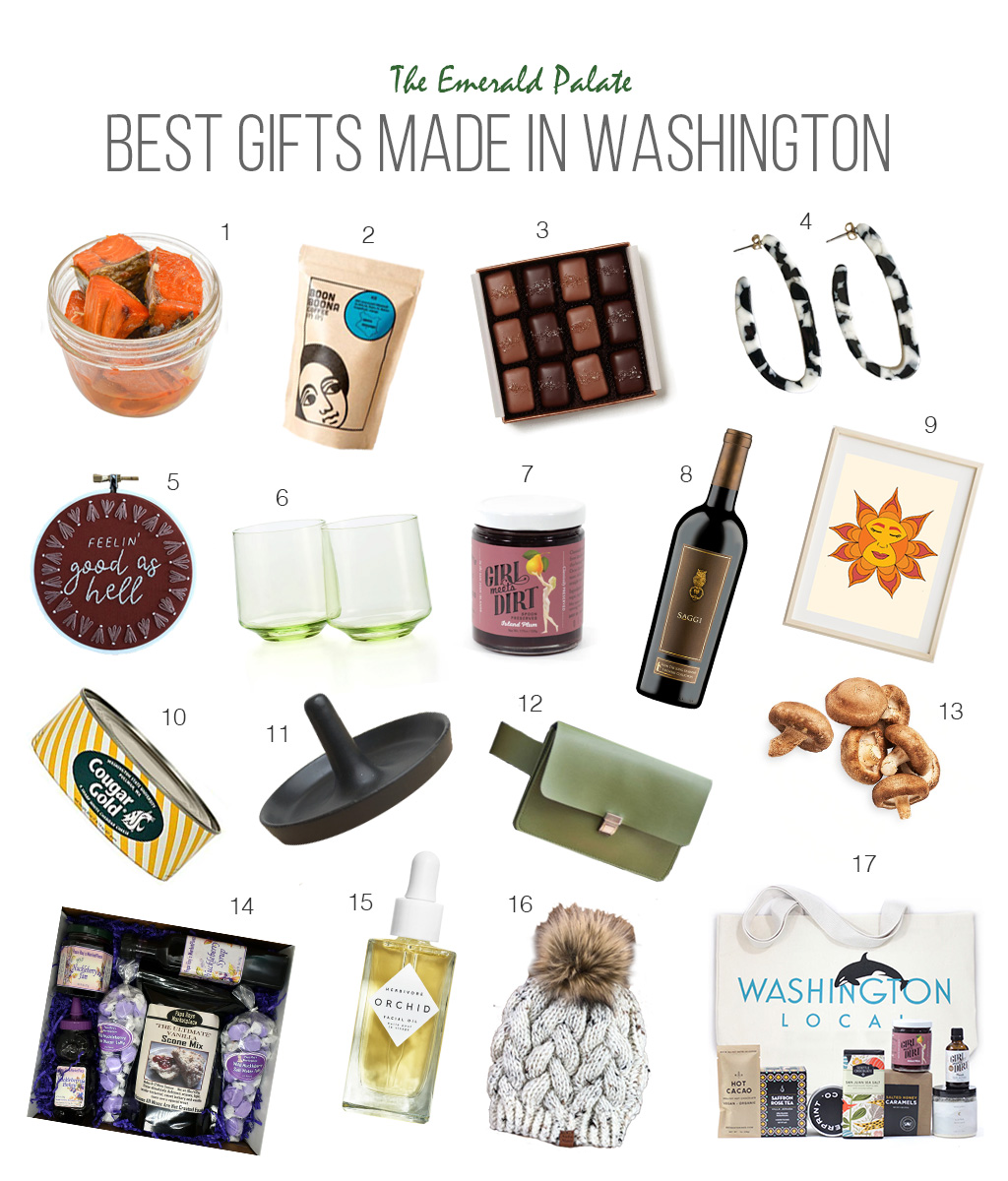 all the best gifts made in Washington state