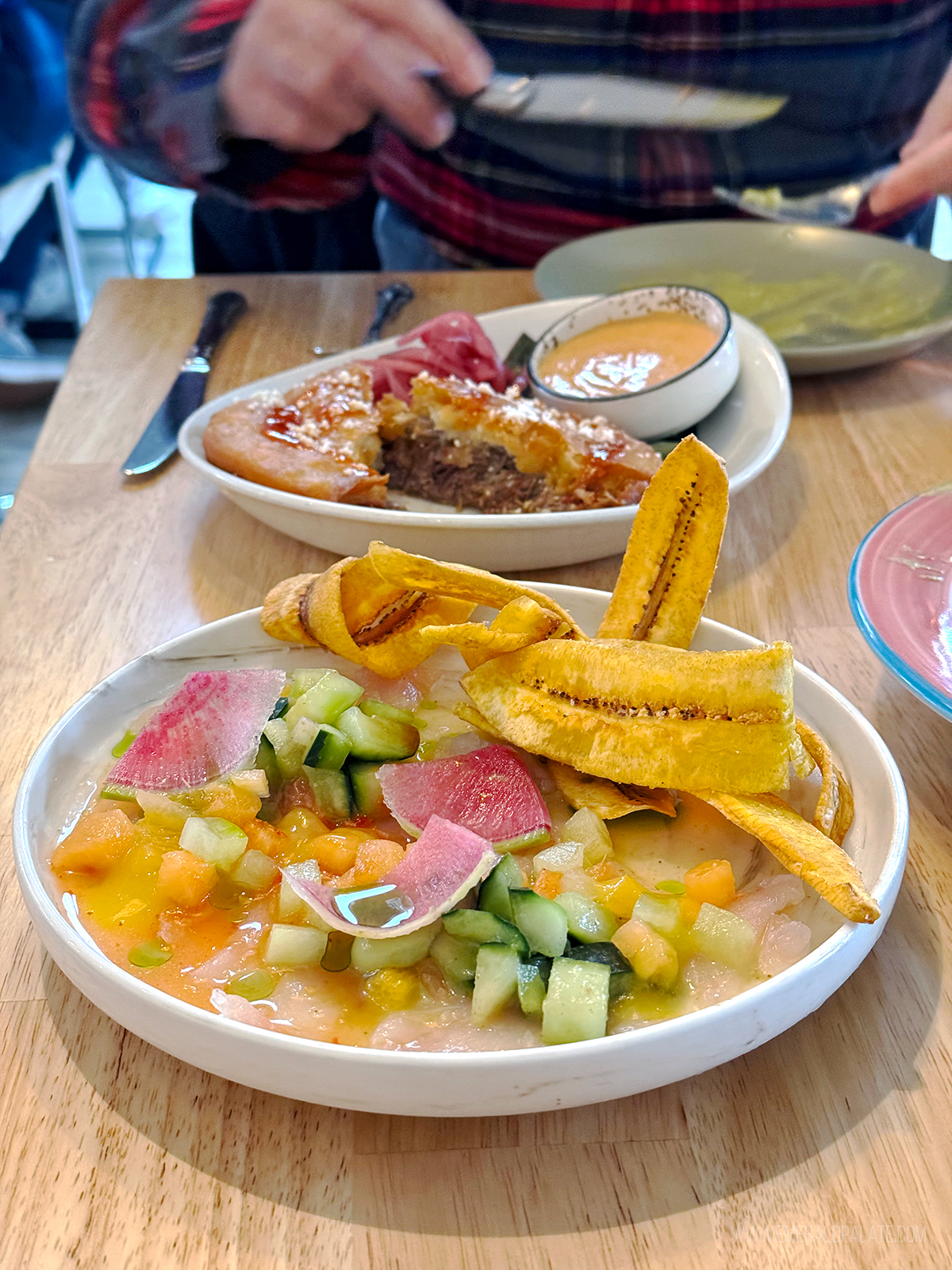 ceviche from one of the Black owned restaurants in Seattle