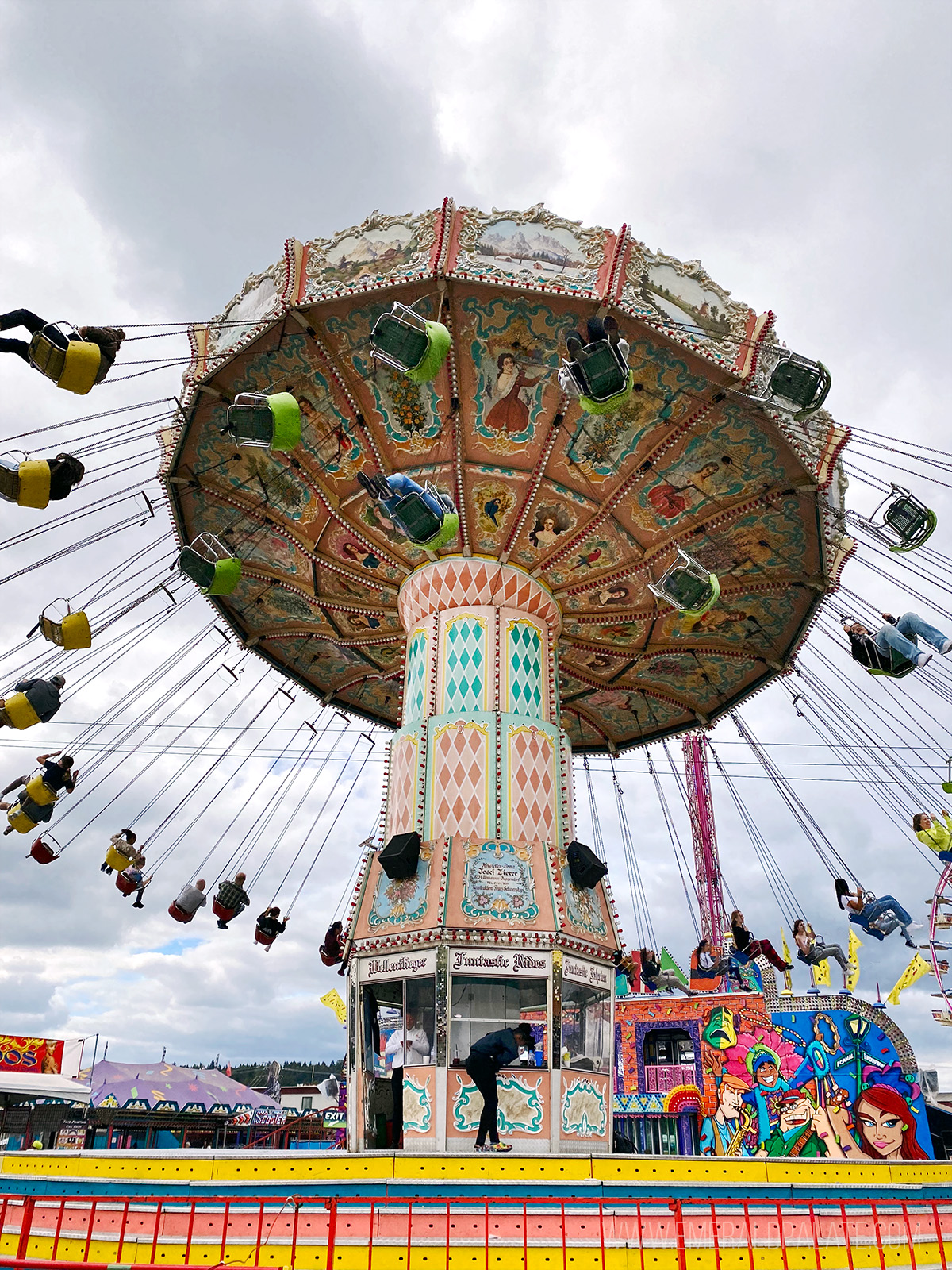 swings at the Washington State Fair, one of the most fun summer activities