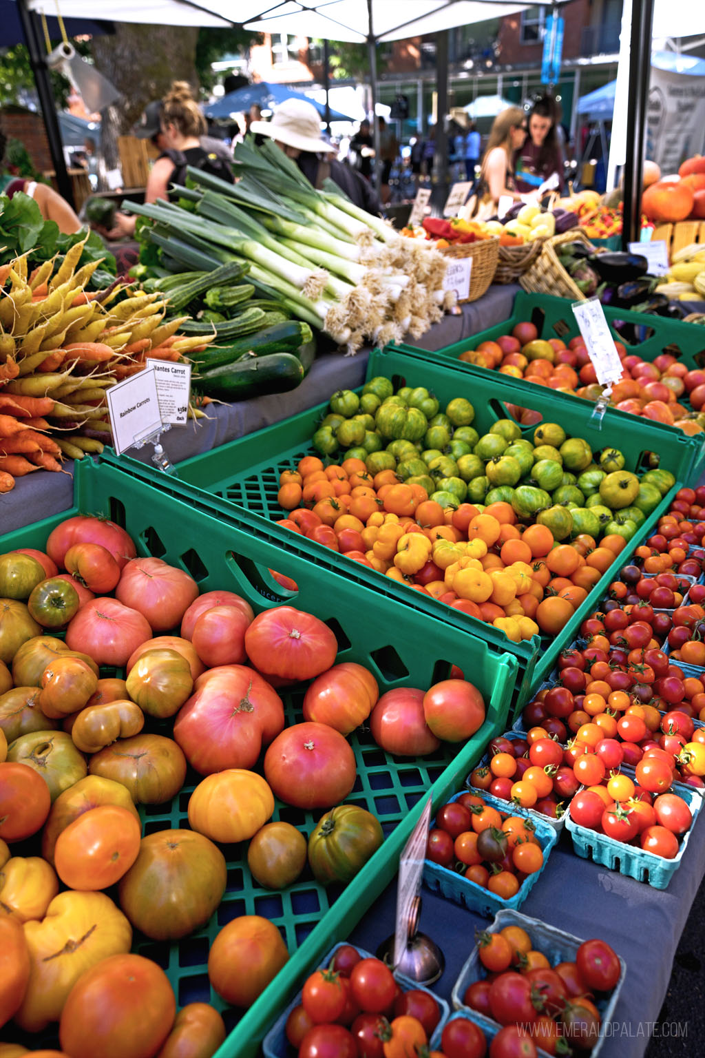 farmers market produce