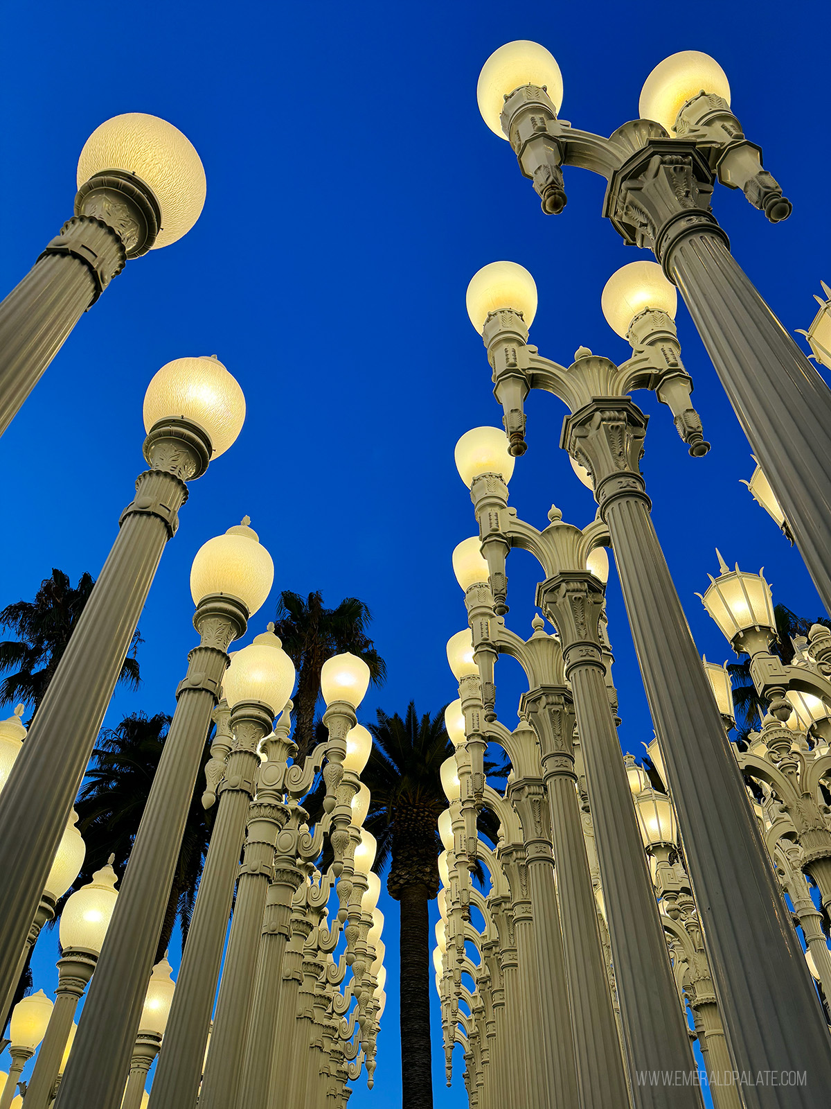 light exhibit at the LACMA in LA