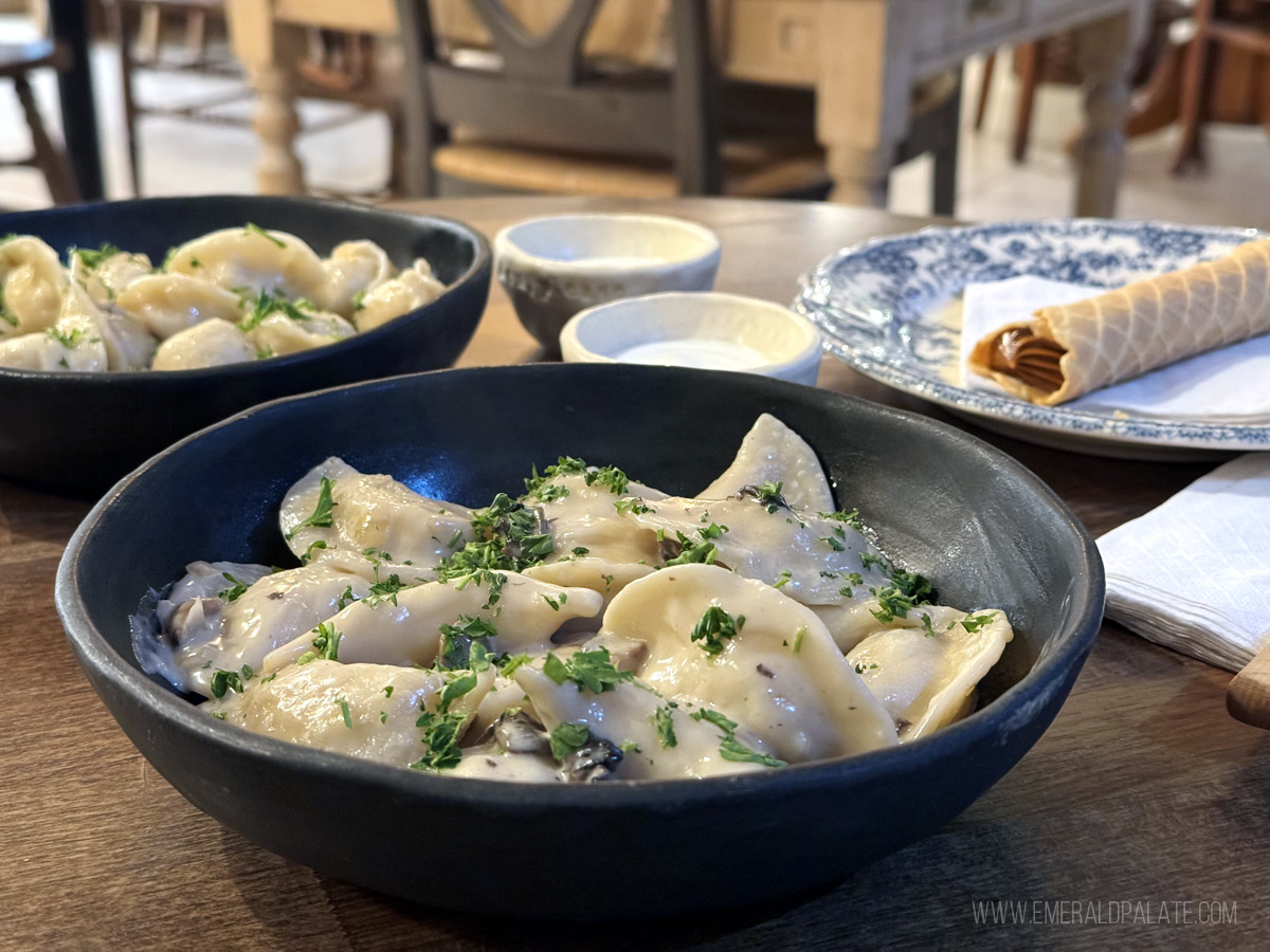 pierogies from one of the best LA restaurants