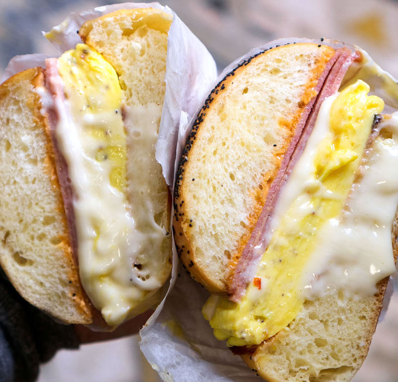 taylor ham, egg, and cheese sandwich from where to eat breakfast in Seattle
