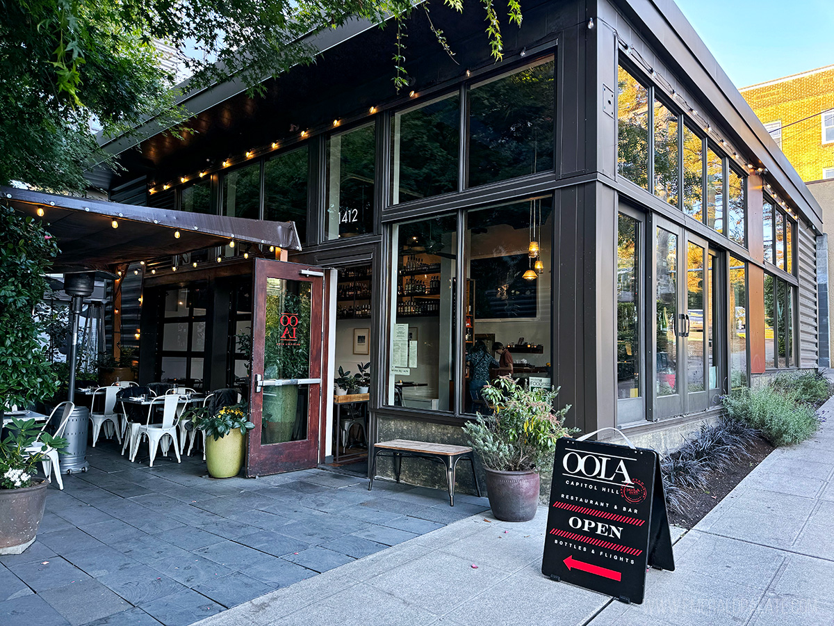 hidden patio at a Seattle restaurant