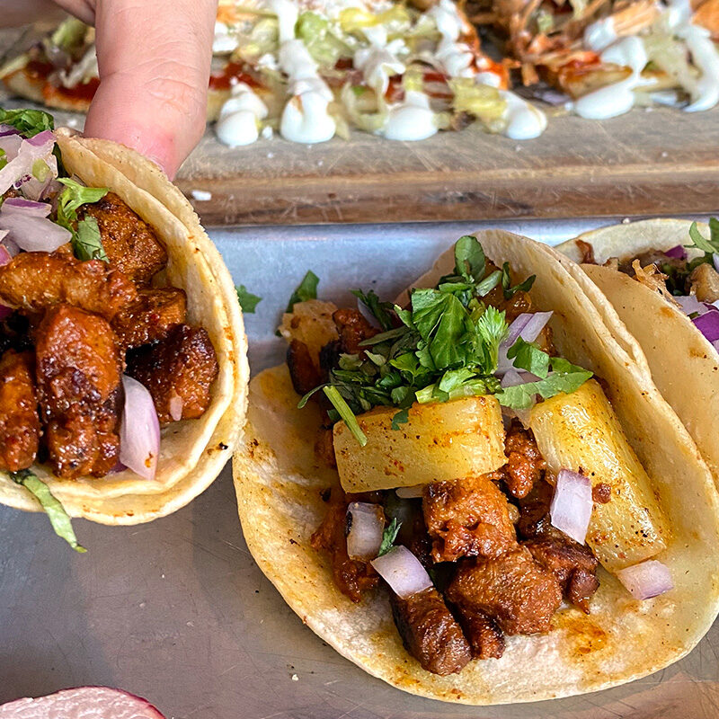close up of tacos from one of the best hidden gem restaurants in Seattle