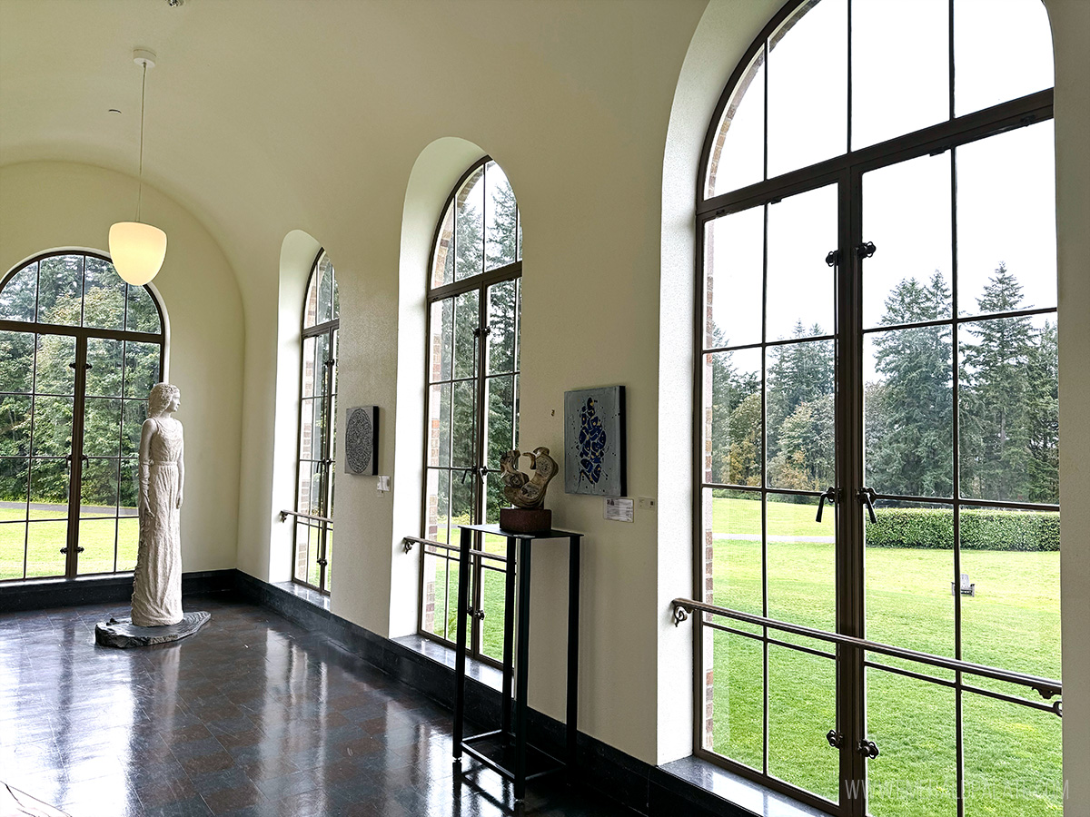 hallway of The Lodge at St. Edward State Park