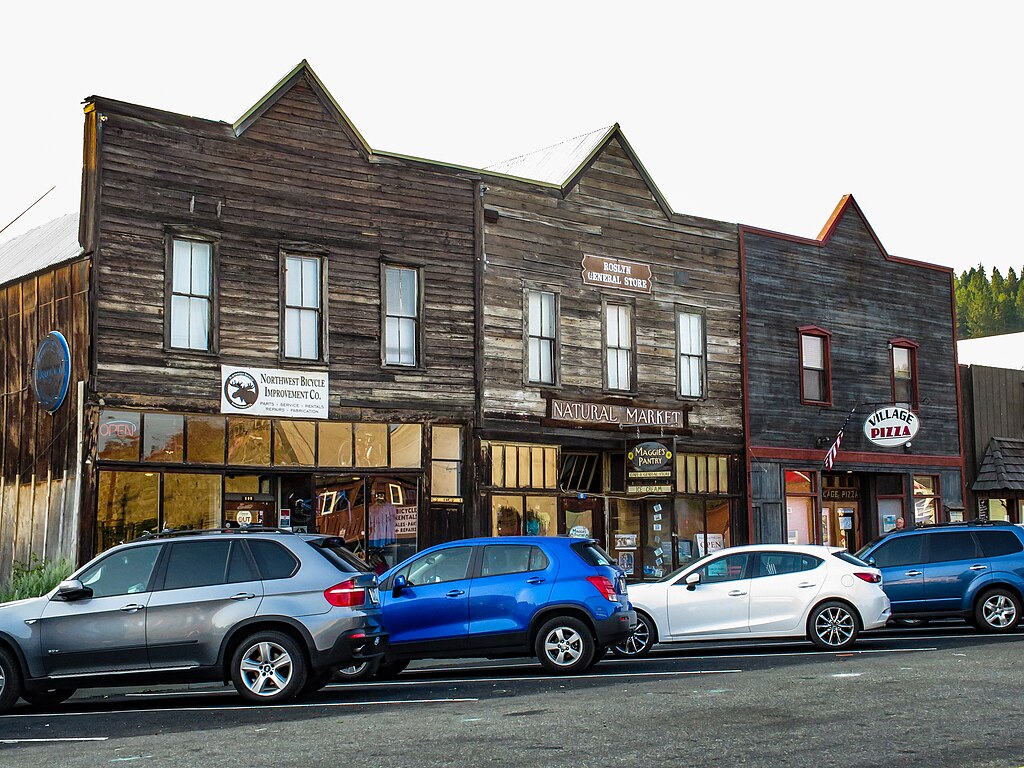 downtown area of Roslyn, one of the best small towns in Washington state