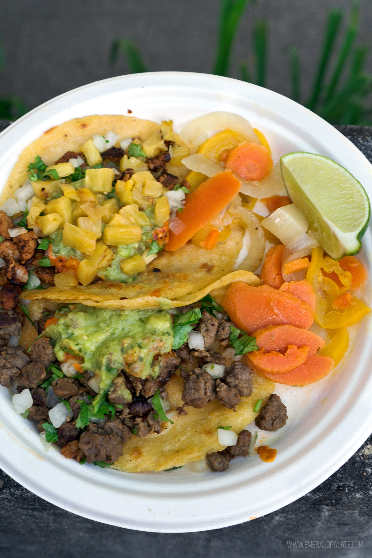 plate of tacos from one of the best Mexican restaurants in Seattle