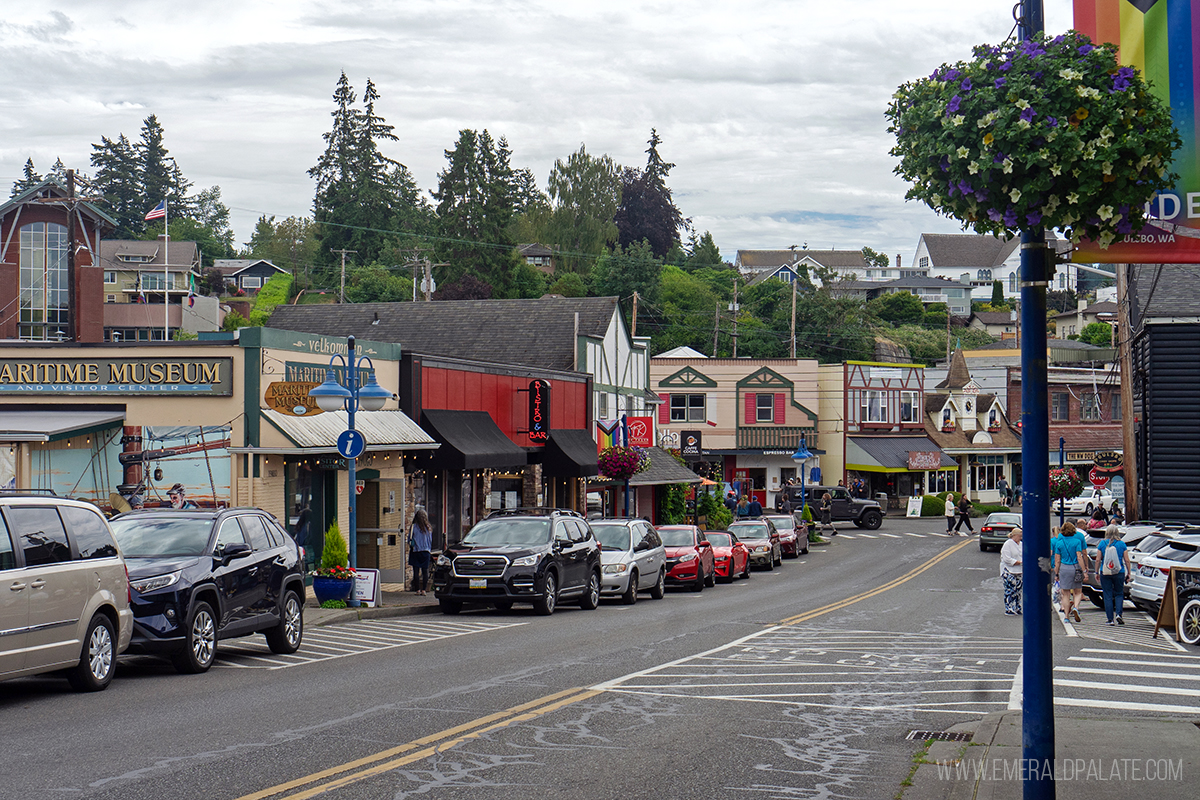 downtown Poulsbo, one of the best small towns in Washington state