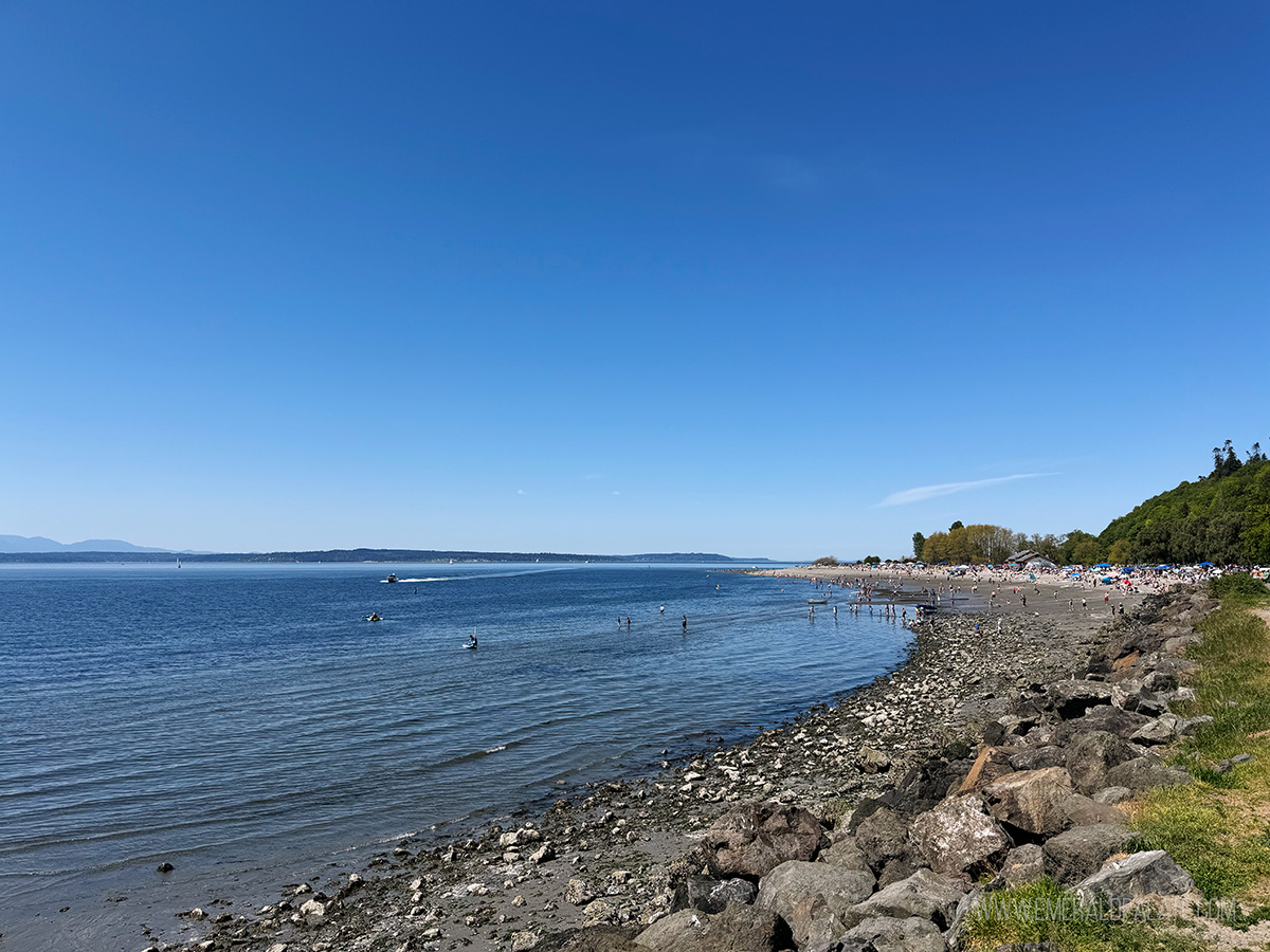 Golden Gardens Beach Park in Seattle