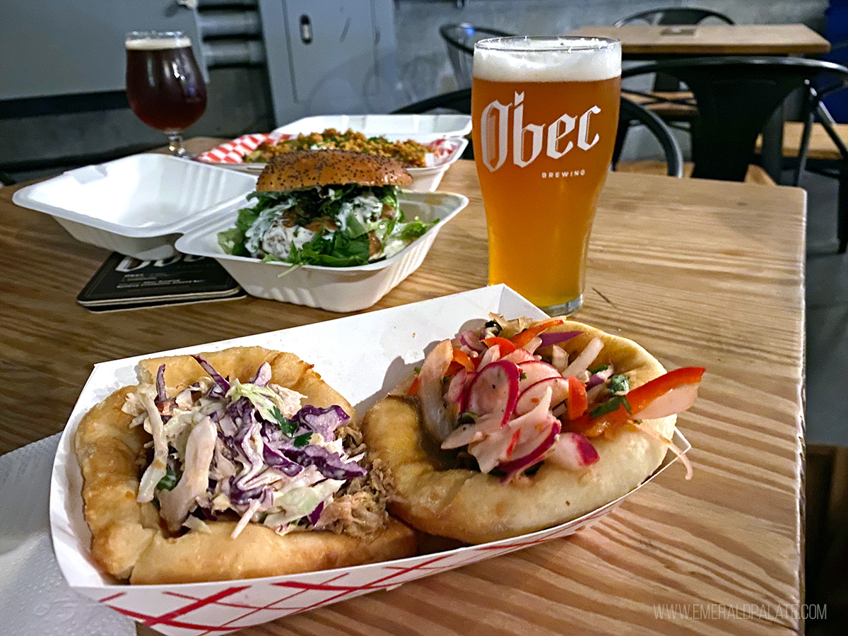 fry bread tacos from one of the best Seattle food trucks