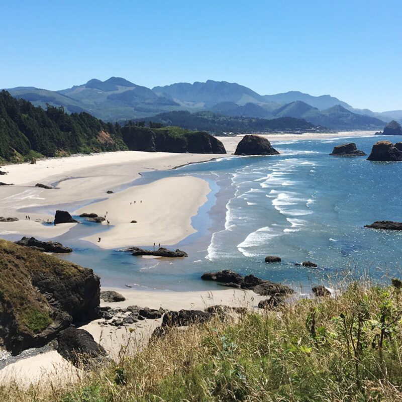 Beach and coastline, one of the best day trips from Portland