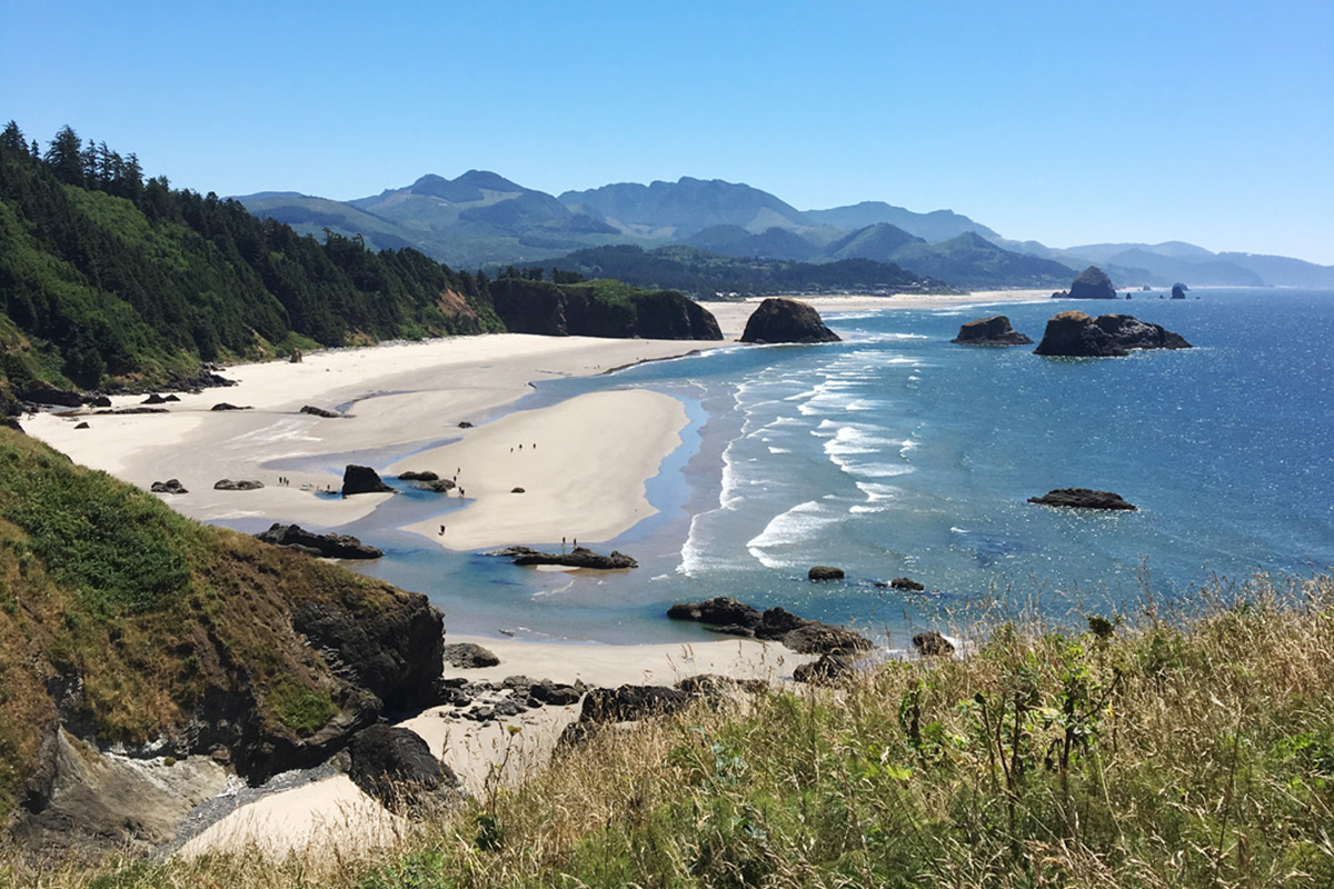 Beach and coastline, one of the best day trips from Portland