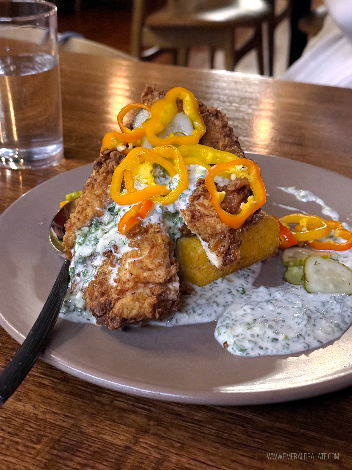 fried chicken from Hattaway's on Adler, one of the best restaurants in Walla Walla