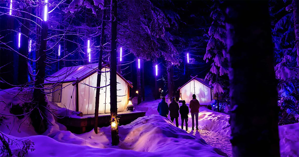 Vallea Lumina, one of the best activities in Whistler in winter