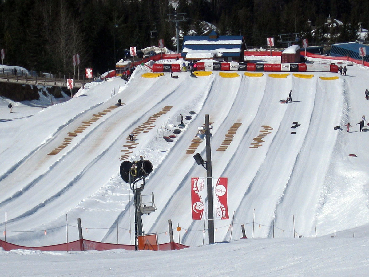 tubing in Whistler