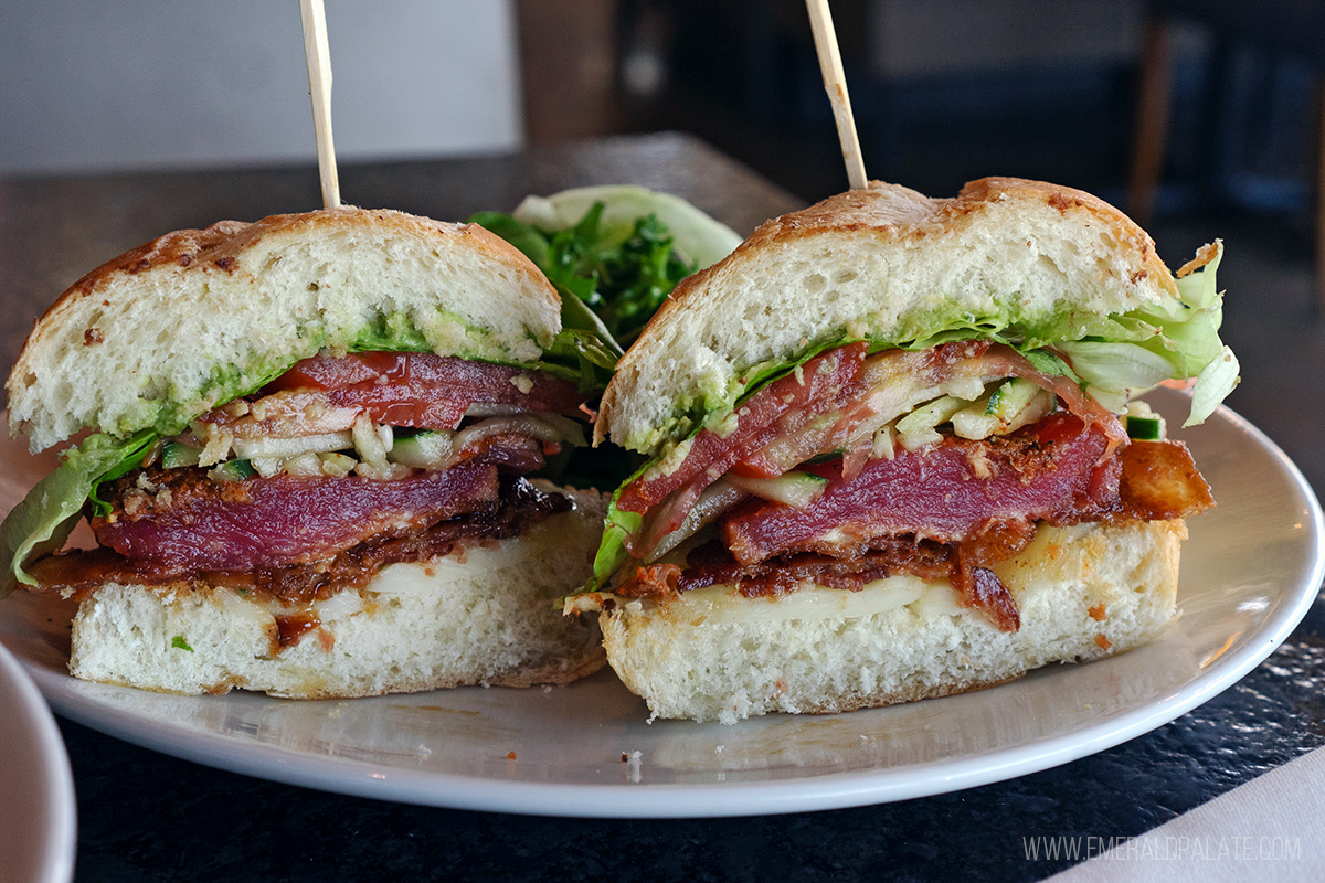 tuna BLT sandwich