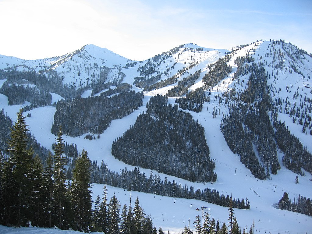 Crystal Mountain Resort ski slopes