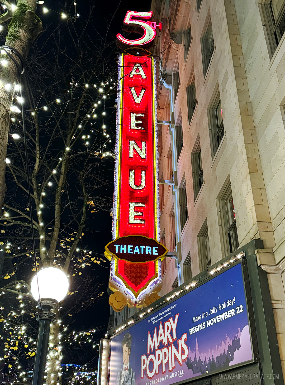 5th Avenue Theatre, one of the best date night ideas in Seattle