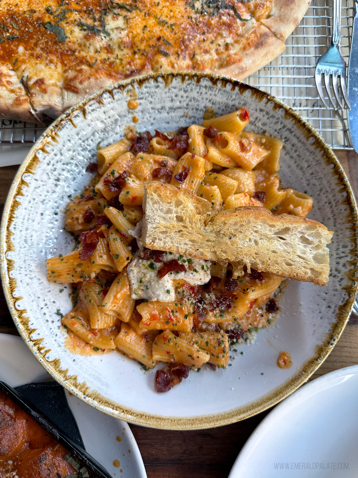 pasta from one of the best pre-theater dining in Seattle options