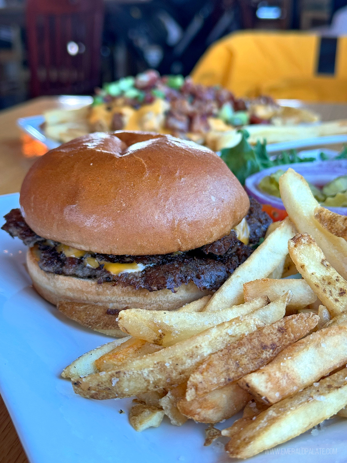 smash burgers at Muley's Bar and Grill in Montana