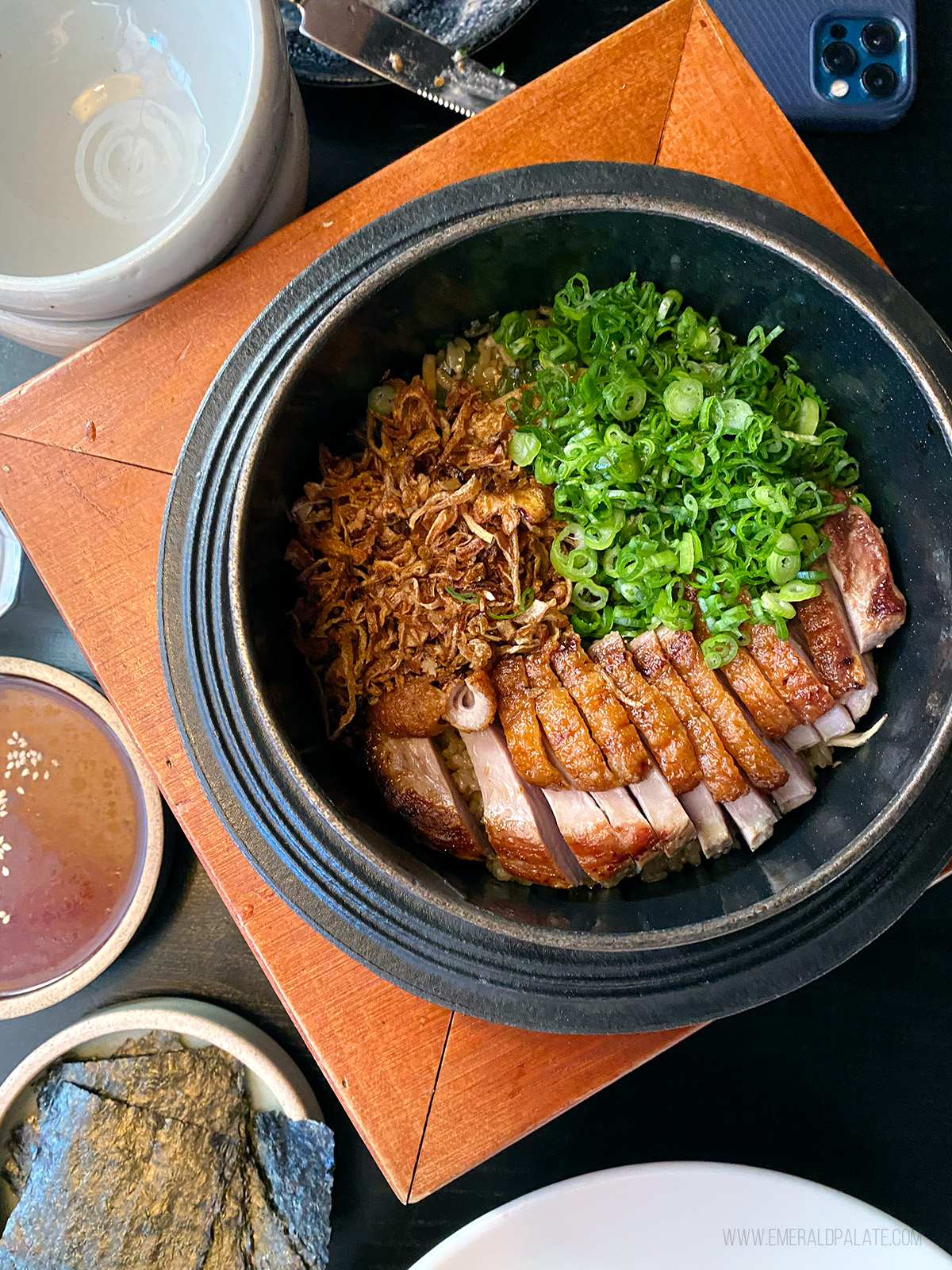 duck dish at one of the best pre-theater dining spots in Seattle