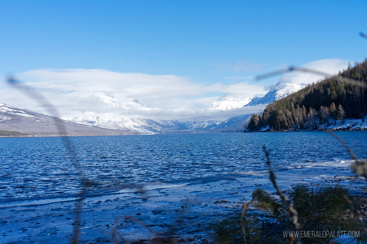 View of Lake McDonald in Glacier National Park, one of the best things to do near Kalispell Montana