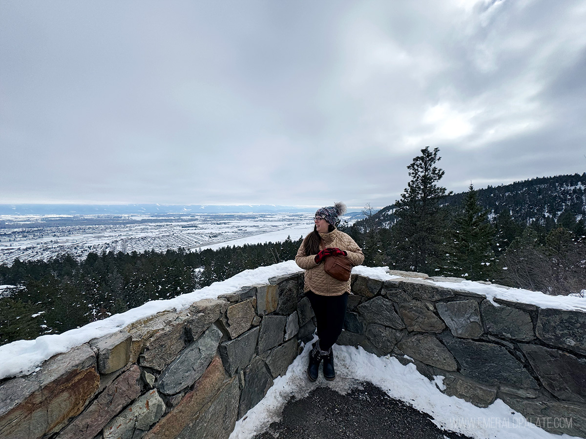 woman taking in the views of Lone State Park